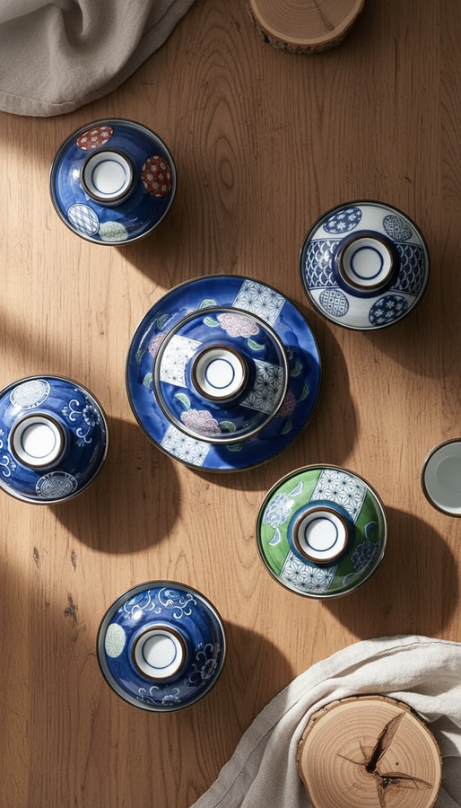 Blue and White Lidded Bowl (青花盖碗)