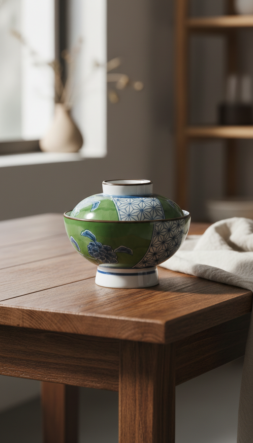 Blue and White Lidded Bowl (青花盖碗)